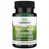 SWANSON Asparagus Extract 60 kapsułek OCZYSZCZANIE DETOKSYTACJA TRAWIENIE