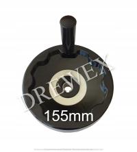 Pokrętło koło ręczne do maszyny 155mm z rękojeścią obrotową składaną