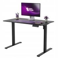 Biurko Elektrycznie Regulowane 100x60 Spacetronik Regulacja Pamięć czarne