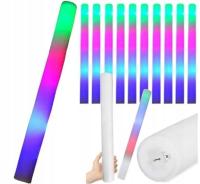Светодиодные пенные палочки светящиеся светодиодные палочки для вечеринки клубные светящиеся 10шт XXL