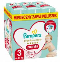 Pieluchomajtki Pampers Premium Care Pants rozmiar 3 6-11 kg 144 szt.