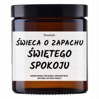 ŚWIECA PREZENT DLA MAMY I TATY PRZYJACIÓŁKI O ZAPACHU ŚWIĘTEGO SPOKOJU