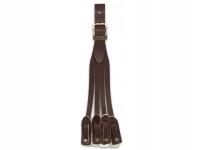 HUETTER Skórzane troki na ptactwo ze sprzączką ciemny brąz 095C