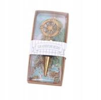 RETRO ZATYCZKA DO WINA RÓŻA WIATRÓW PREZENT DLA PODRÓŻNIKA ŻEGLARZA