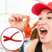Obieraczka do raków Plastikowe narzędzie do usuwania ogonów homarów, krewetek raków – czerwone