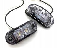 Lampa obrysowa biała LED obrysówki 2 sztuki 10-30V