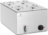 OUTLET Bemar 600W 4 GN 1/4 kranik spustowy ROYAL CATERING RCBM_GN 10012619