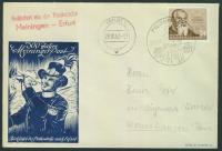 a1498 Niemcy DDR 1953 r 300 lecie poczty DYLIŻANS POCZTOWY Meiningen Erfurt