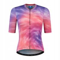 Rogelli TIE DYE - modna, damska koszulka rowerowa