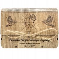 Денежная коробка крещение святой деревянный сувенир крещения Святого