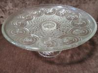 ZĄBKOWICE ZODIAK ASTEROID DROST PATERA NA NODZE SZKŁO VINTAGE PRL 29x14,5cm