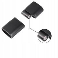 MAGNETYCZNE ZAPIĘCIE STALOWE 316, 10SZT , DO BRANSOLETEK (CZARNE)