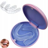 2x Szyna Relaksacyjna Na Zgrzytanie Nakładka Rozm M Pudełko Magnetyczne Róż