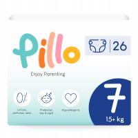 Pieluchy dla niemowląt Pillo rozmiar 7 - opakowanie 26 pieluszek