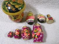 ZESTAW FIGUREK DLA KOLEKCJONERA Z DREWNA