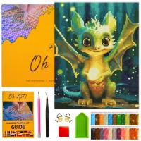 DIAMOND PAINTING 5D z RAMĄ Haft Diamentowy 30x40 Mozaika Dla Dzieci Oh Art!