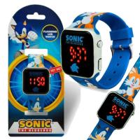 Zegarek cyfrowy LED na rękę SONIC z kalendarzem dla dzieci