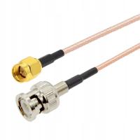 Pigtail BNC wtyk / SMA wtyk RG316 30cm