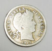 USA dime 1914