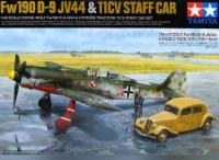 Model do sklejania Tamiya 25213 Focke-Wulf Fw190 D-9 JV44 & Citroen 11C