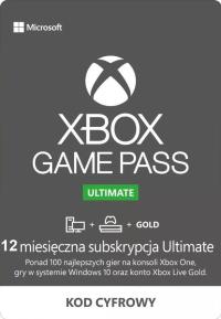XBOX GAME PASS ULTIMATE 12 MIESIĘCY 1 ROK CORE + LIVE GOLD + EA BEZ VPN