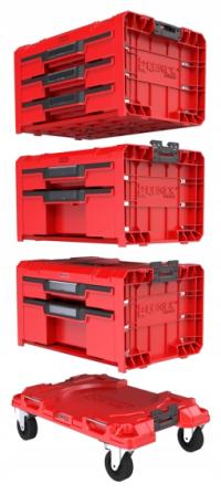 Zestaw Qbrick System PRO RED WORKSHOP DRAWER SET 3