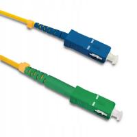 Qoltec Patchcord światłowodowy SC/APC - SC/UPC SM 9/125 G652D Simplex 20m