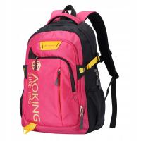 Wszechstronny plecak miejski 27l różowy AOKING - idealny na co dzień