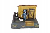 Декоративная копилка окрашенный чугун