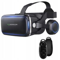 Очки 3D VR Shinecon VR 10 2019 наушники пульт дистанционного управления