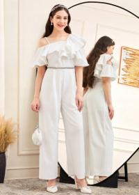 SHEIN KOMBINEZON DLA NASTOLATKI ELEGANCKI FALBANY R.162-166 Z022085