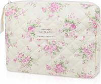 Floral Makeup Bag, Small Cosmetic Bag for Women Girls, Cute Makeup Bag