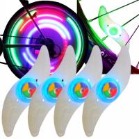 Nakładki LED na Szprychy Koła 4 szt. – Bezpieczeństwo i Styl Prezent GADŻET