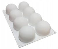 СИЛИКОНОВАЯ ФОРМА ДЛЯ МОНОПОРТИВНЫХ СФЕР 8 СЛОТОВ 6 СМ