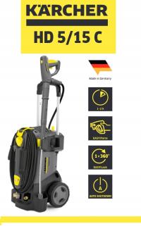 Karcher HD 5/15 мойка 230V автомойка Профессиональная мобильная работа стояк и уровень