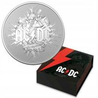 AC/DC 2021 Box Limited Edition 19166 One dollar Moneta srebro.999