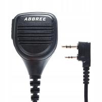 ABBREE 1xptt микрофон динамик для Baofeng UV5R 888S