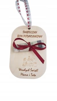 Рождественский подарочный сертификат подарок на деньги для детей, сотрудников