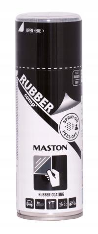 Резиновый спрей Maston Rubber Comp матовый черный 400 мл