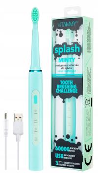 ЗВУКОВАЯ ЭЛЕКТРИЧЕСКАЯ ЗУБНАЯ ЩЕТКА ДЛЯ ДЕТЕЙ 8 VITAMMY SPLASH USB