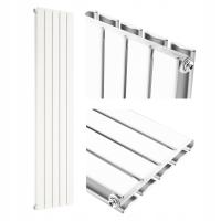 Grzejnik ozdobny pionowy dekoracyjny BIAŁY panelowy podwójny 180cm x 35cm