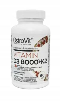 OSTROVIT витамин D3 8000 K2 60 таблеток