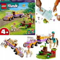 LEGO FRIENDS PRZYCZEPKA DLA KONIA I KUCYKA ZESTAW DO ZABAWY PREZENT ŚWIĘTA