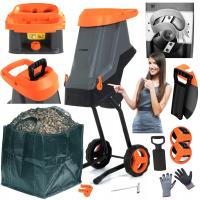 ROZDRABNIACZ GŁADKOLUFOWY ELEKTRYCZNY SAMOZASYSAJĄCY TURBO RĘBAK DO GAŁĘZI