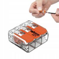 Szybkozłączka Wago 221-413 0,2-4 mm² / 3 1szt.