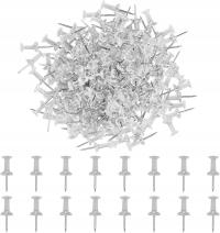 PINEZKI PINY TABLICOWE BECZUŁKI DO TABLIC KORKOWYCH PRZEZROCZYSTE 50 szt