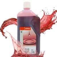 Оригинальное красное масло для смеси HP 1 л для 2-тактных двигателей