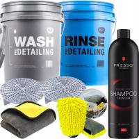 K2 WIADRO DETAILINGOWE DO MYCIA AUTA x2 + SEPARATOR BRUDU x2 + ZESTAW