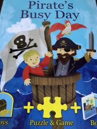 Gra PUZZLE KSIĄŻKA ANGIELSKIE PIRATE'S BUSY DAY