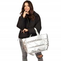 TOREBKA Damska Alessio PIKOWANA TORBA KLASYCZNA Shopper QUILTED